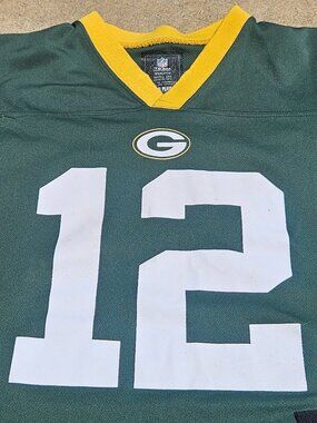 Green Bay Packers Aaron Rodgers jersey, Youth Small